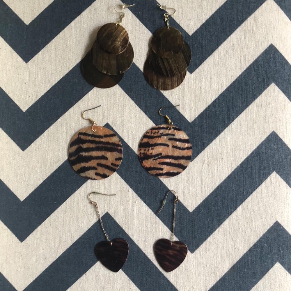 Forever 21 bundle of 3 pairs of Earrings.